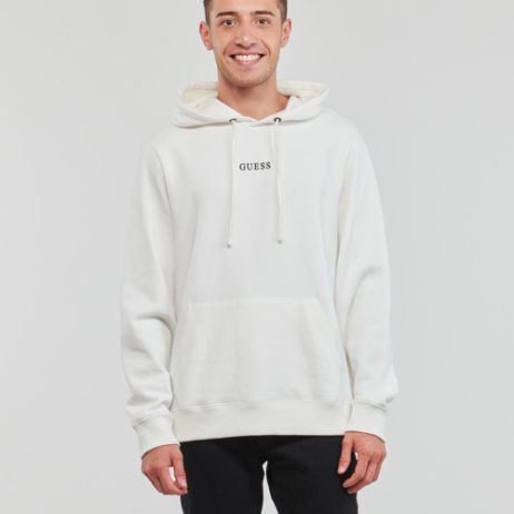 Felpa-uomo-Guess-ROY-GUESS-HOODIE-Bianco-Guess-7619342568821-1