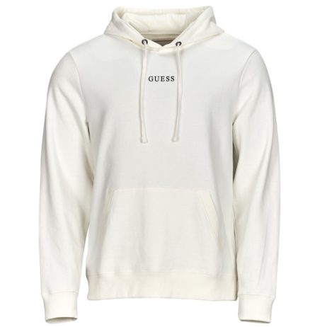 Felpa uomo Guess  ROY GUESS HOODIE  Bianco Guess 7619342568821