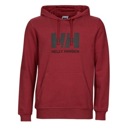 Felpa uomo Helly Hansen  W HH LOGO HOODIE  Rosso Helly Hansen 7040055934243