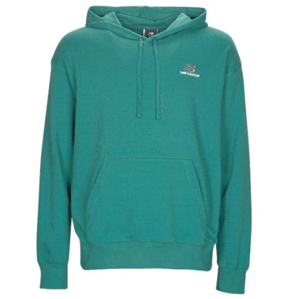 Felpa uomo New Balance  Uni-ssentials French Terry Hoodie  Verde New Balance 0196432542635