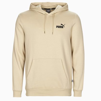 Felpa uomo Puma  ESS SMALL LOGO HOODIE  Beige Puma 4065453391972