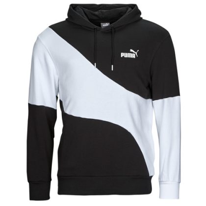 Felpa uomo Puma  PUMA POWER CAT HOODIE  Nero Puma 4065453008269