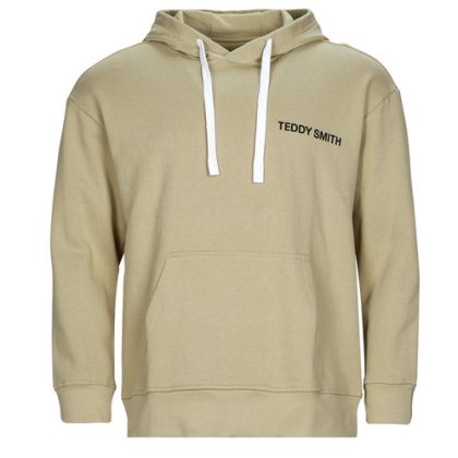 Felpa uomo Teddy Smith  S-REQUIRED HOOD  Beige Teddy Smith 3607185589558