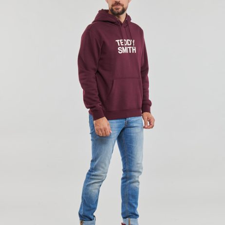 Felpa-uomo-Teddy-Smith-SICLASS-HOODY-Bordeaux-Teddy-Smith-3607185834962-2