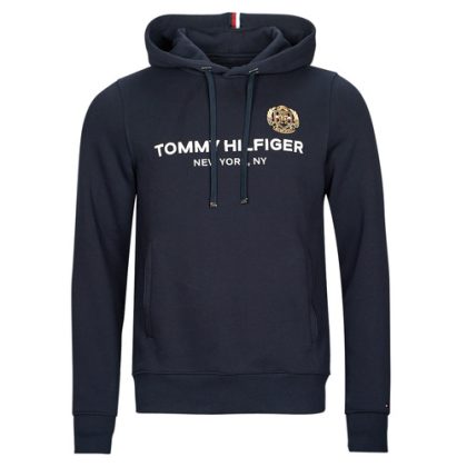 Felpa uomo Tommy Hilfiger  ICON STACK CREST  HOODY  Marine Tommy Hilfiger 8720642537864