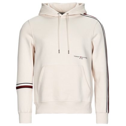 Felpa uomo Tommy Hilfiger  NEW GLOBAL STRIPE HOODY  Bianco Tommy Hilfiger 8720642523072