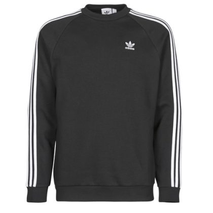 Felpa uomo adidas  3-STRIPES CREW  Nero adidas 4064045922624