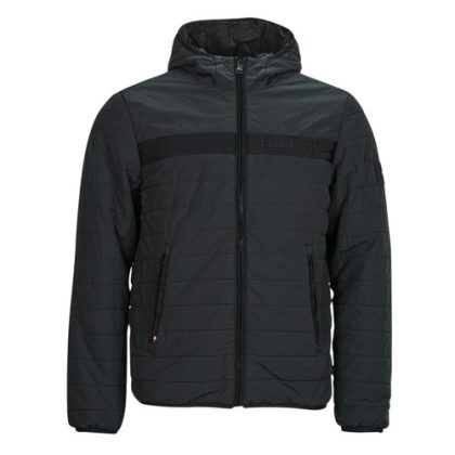 Giacca Sportiva uomo Tommy Hilfiger  GMD PADDED HOODED JACKET  Nero Tommy Hilfiger 8720644183267