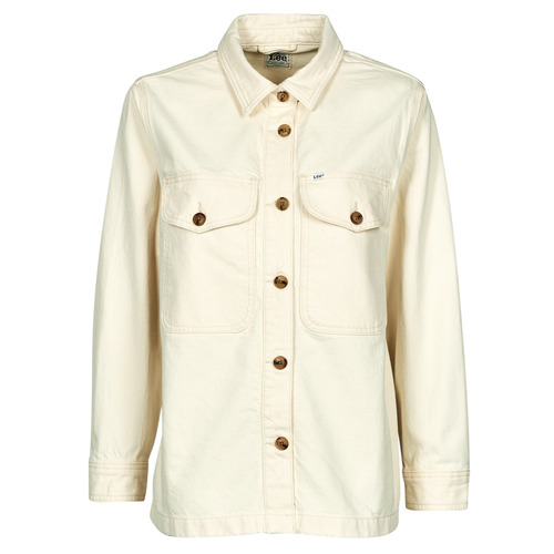 Giacca in jeans    SERVICE OVERSHIRT  Beige