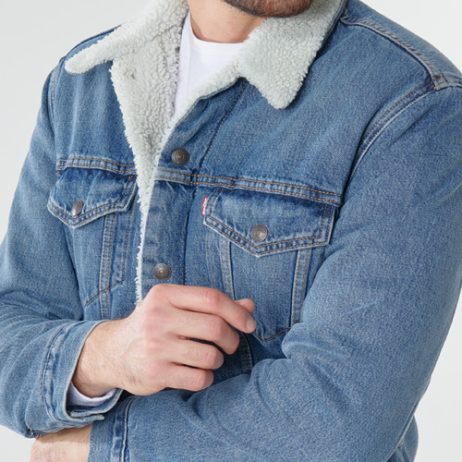 Giacca-in-jeans-uomo-Levis-TYPE-3-SHERPA-TRUCKER-Blu-Levis-4