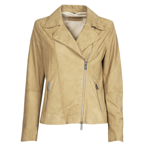 Giacca in pelle    FLASH  Beige