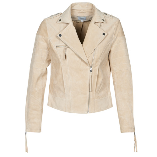 Giacca in pelle    VICRIS  Beige