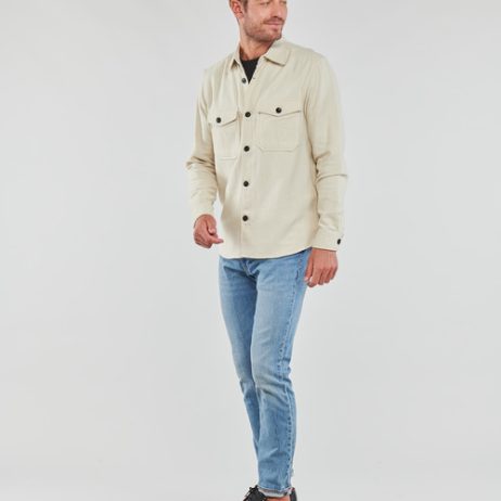 Giacca-uomo-Only-Sons-ONSMILO-LS-SOLID-OVERSHIRT-NOOS-Bianco-Only-Sons-5715103076634-2