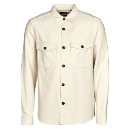 Giacca uomo Only & Sons   ONSMILO LS SOLID OVERSHIRT NOOS  Bianco Only & Sons 5715103076634