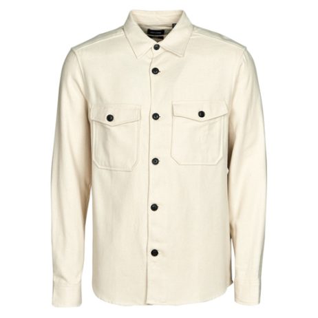 Giacca uomo Only & Sons   ONSMILO LS SOLID OVERSHIRT NOOS  Bianco Only & Sons 5715103076634