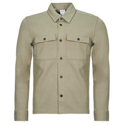 Giubbotto uomo Selected  SLHJACKIE SWEAT JACKET  Verde Selected 5715507780847