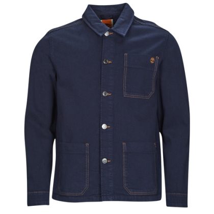 Giubbotto uomo Timberland  Work For The Future - Cotton Hemp Denim Chore Jacket  Marine Timberland 196246757461