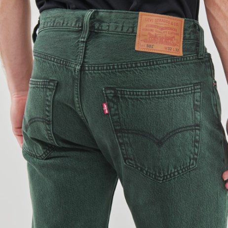 Green levi 501 mens jeans fashion