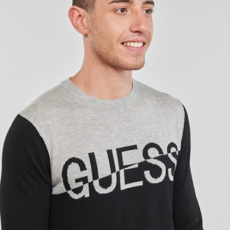 Maglione-uomo-Guess-ALEX-LS-CN-LOGO-SWEATER-Nero-Guess-7622336665352-4