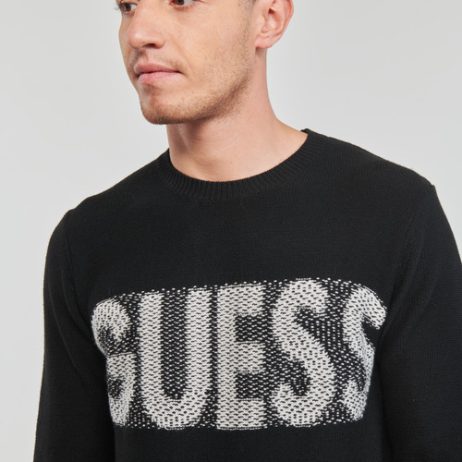 Maglione-uomo-Guess-AMYAS-LS-CN-SLOGAN-SWEATER-Nero-Guess-7622336664850-4