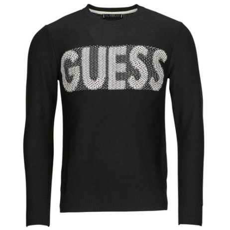 Maglione uomo Guess  AMYAS LS CN SLOGAN SWEATER  Nero Guess 7622336664850