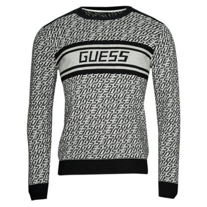 Maglione uomo Guess  PALMER CN JACQUARD  Multicolore Guess 7617076762621