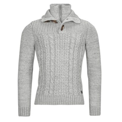 Maglione uomo Petrol Industries  MEN KNITWEAR COLLAR  Grigio Petrol Industries 8720625517241