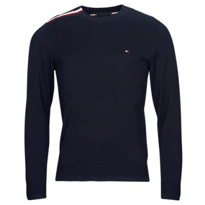 Maglione uomo Tommy Hilfiger  GLOBAL STP PLACEMENT CREW NECK  Marine Tommy Hilfiger 8720641516068