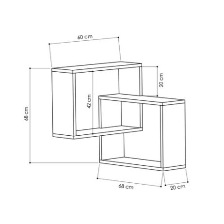 Mensola-a-muro-Ring-White-Anthracite-Bianco-2