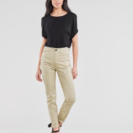 Pantalone-Cargo-HIGH-G-SHAPE-CARGO-SKINNY-PANT-WMN-Beige-1