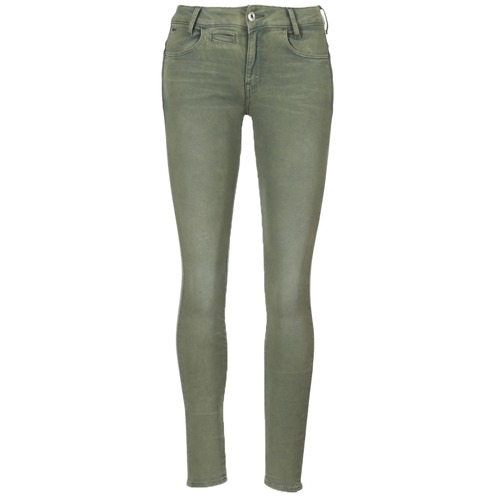 Pantalone    D-STAQ 5-PKT MID SKINNY COJ WMN  Verde