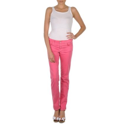 Pantalone    DANA SPRAY COLORED DENIM PANTS  Rosa