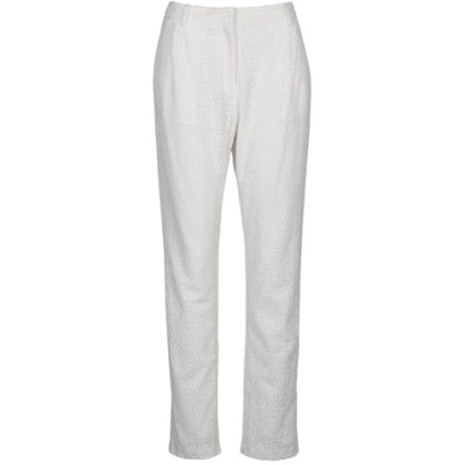 Pantalone    FLOWER BADGE  Bianco