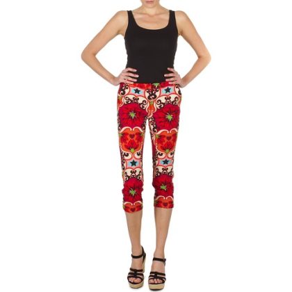 Pantaloni 7/8 e 3/4    PANTALON POPPY  Rosso