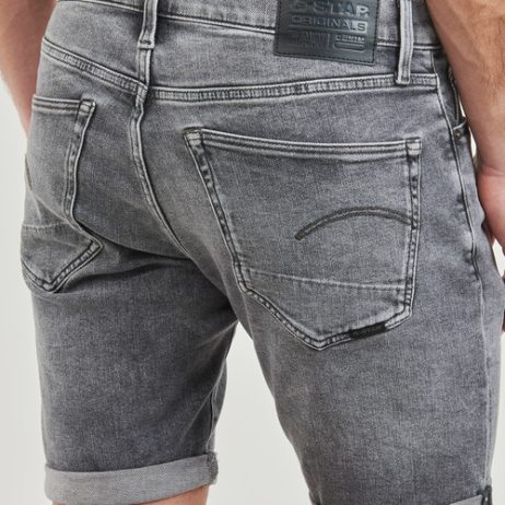 Pantaloni-corti-uomo-G-Star-Raw-3301-slim-short-Grigio-G-Star-Raw-8720705412862-4