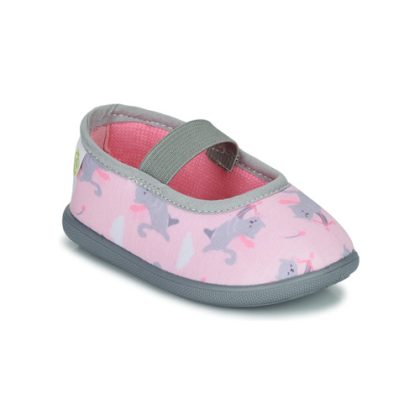 Pantofole bambini ragazza Citrouille et Compagnie  CERISETTE  Rosa Citrouille et Compagnie