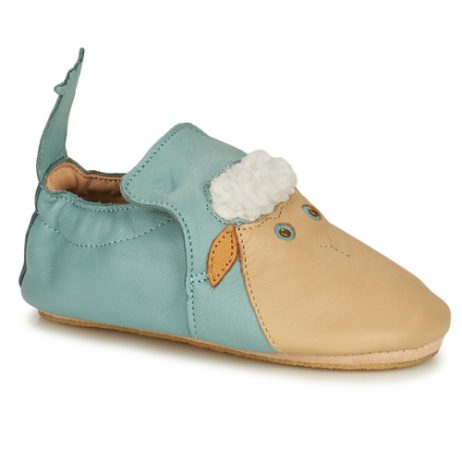 Pantofole bambini ragazza Easy Peasy  BLUBLU MOUTON  Blu Easy Peasy 3608925496648