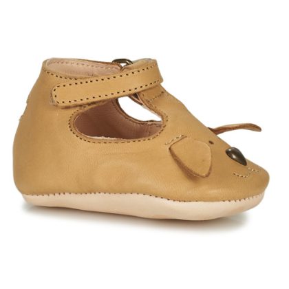 Pantofole bambini ragazza Easy Peasy  LOULOU CHIEN  Marrone Easy Peasy 3608925447534