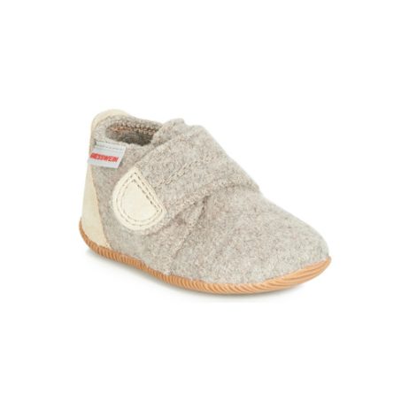 Pantofole bambini ragazza Giesswein  OBERSTAUFFEN  Beige Giesswein 9009553425132