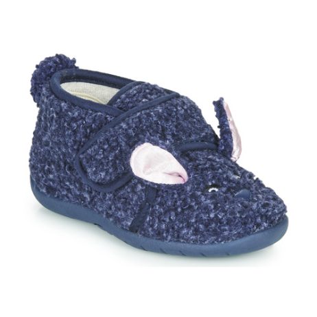 Pantofole bambini ragazza Little Mary  LAPINVELCRO  Blu Little Mary 3662139901534