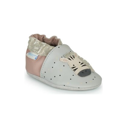 Pantofole bambini ragazza Robeez  CUTE ZEBRA  Grigio Robeez 3616426954758