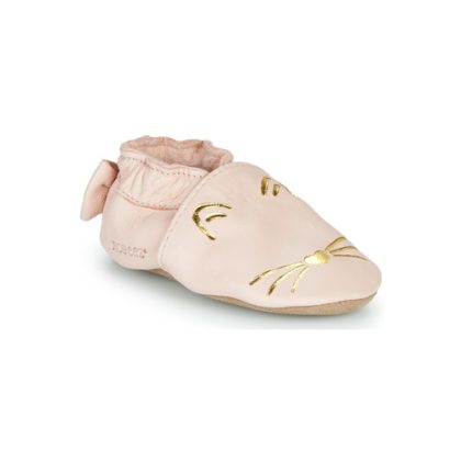 Pantofole bambini ragazza Robeez  GOLDY CAT  Rosa Robeez 3612888426758