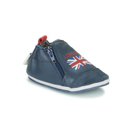 Pantofole bambini ragazza Robeez  LONDON FLAG  Blu Robeez 3612889757653