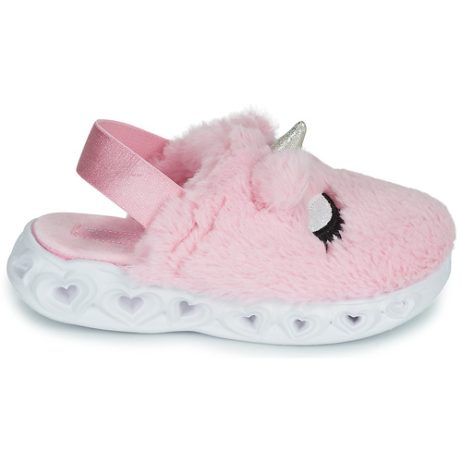 Pantofole-bambini-ragazza-Skechers-HEART-LIGHTS-SANDALS-Rosa-Skechers-195969178782-1