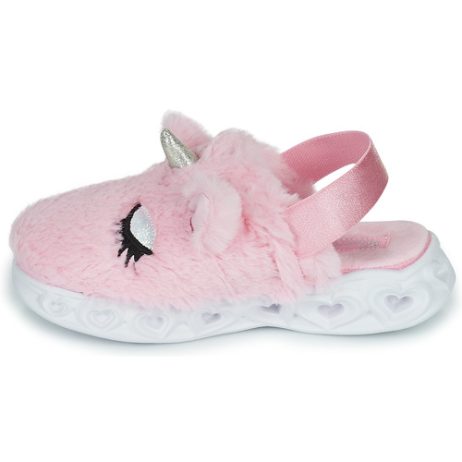 Pantofole-bambini-ragazza-Skechers-HEART-LIGHTS-SANDALS-Rosa-Skechers-195969178782-3