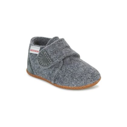 Pantofole bambini ragazzo Giesswein  OBERSTAUFFEN  Grigio Giesswein 9009553718241