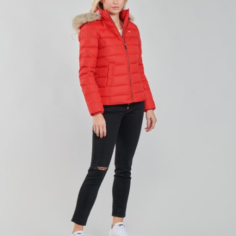 Piumino-TJW-BASIC-HOODED-DOWN-JACKET-Rosso-2