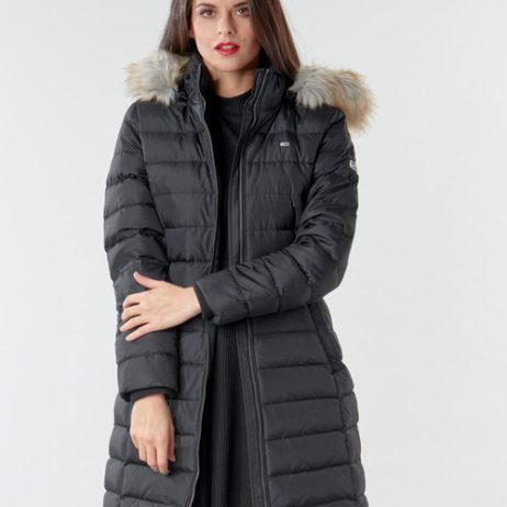 Piumino-TJW-ESSENTIAL-HOODED-DOWN-COAT-Nero-1