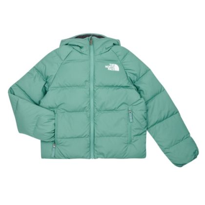 Piumino ragazzo The North Face  Boys North DOWN reversible hooded jacket  Nero The North Face 196573230477