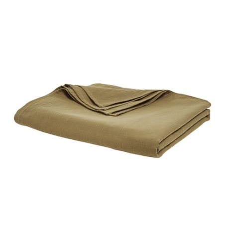 coperte    Jete de Lit 220/240 Gaze de coton TODAY Essential Bronze  Marrone